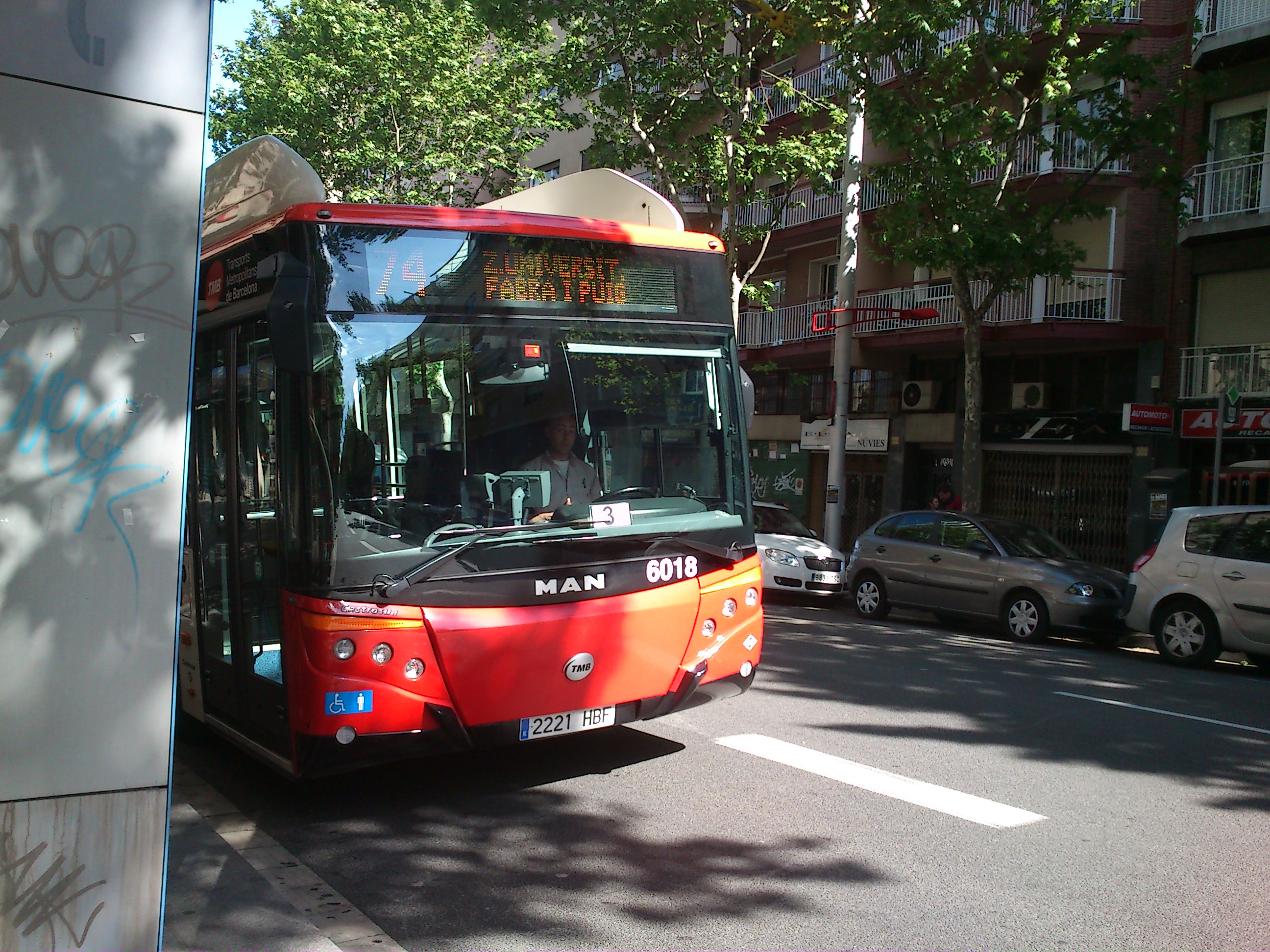 CAMBIOS DE VEHICULOS EN LA 74