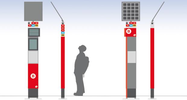TMB HA PEDIDO 18 NUEVAS PARADAS SOLARES DE CARA PARA EL RETBUS