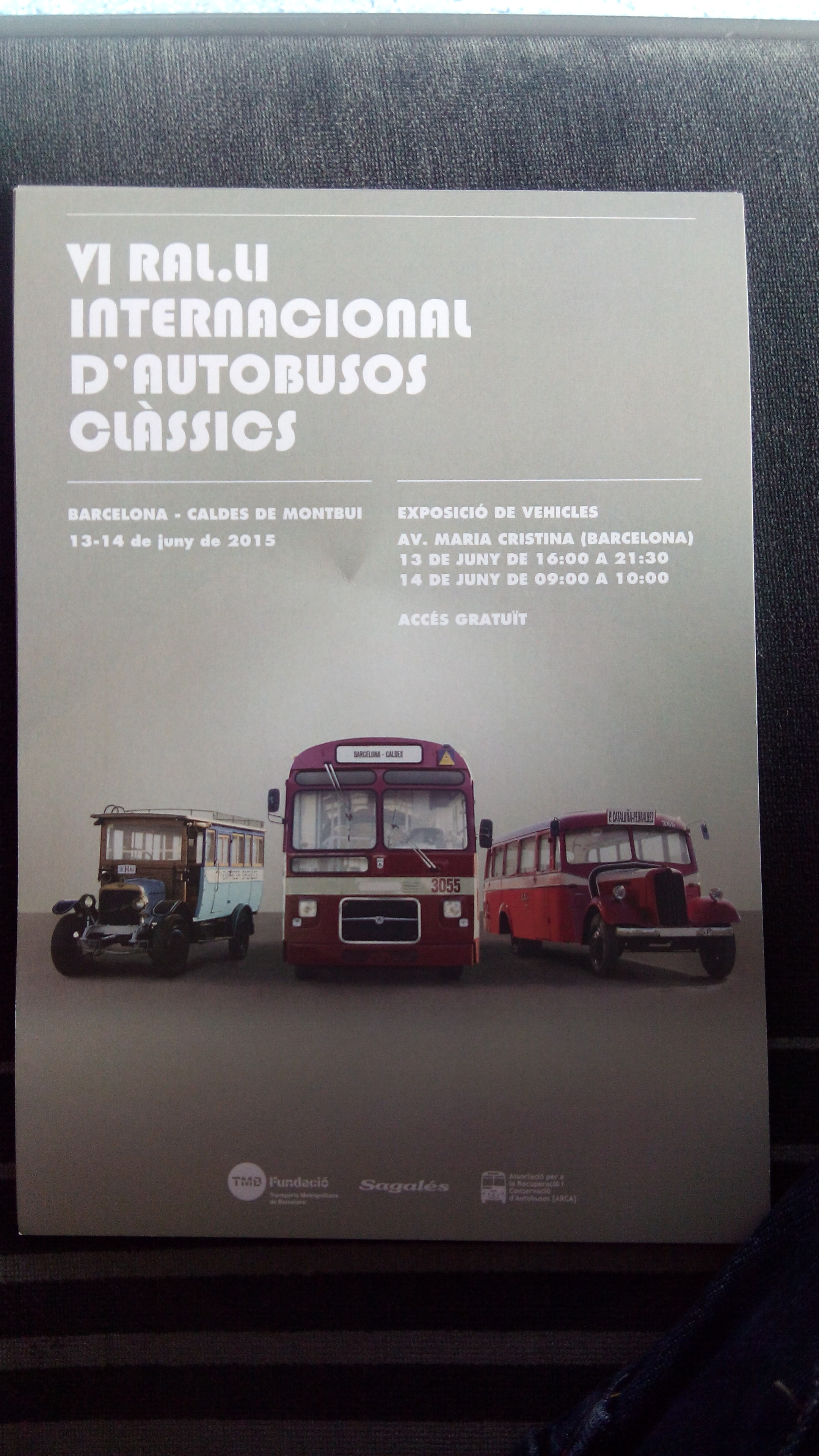 LLEGA LA SEXTA EDICION DEL RALLY DE AUTOBUSES CLASICOS DE BARCELONA A CALDES DE MONTBUI