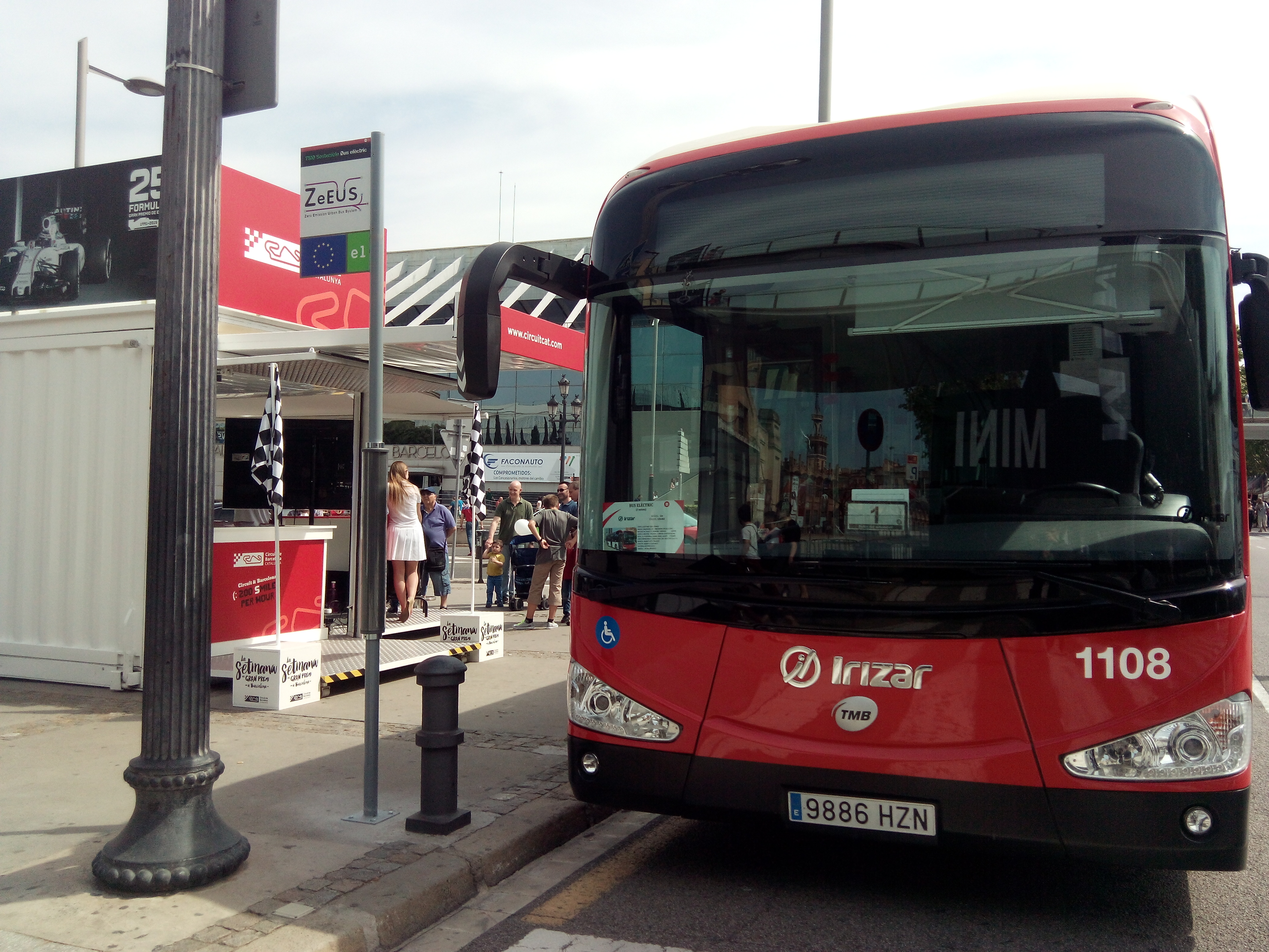 EL 1108 EXPUESTO EN EL SALÓN DEL AUTOMOVIL DE BARCELONA