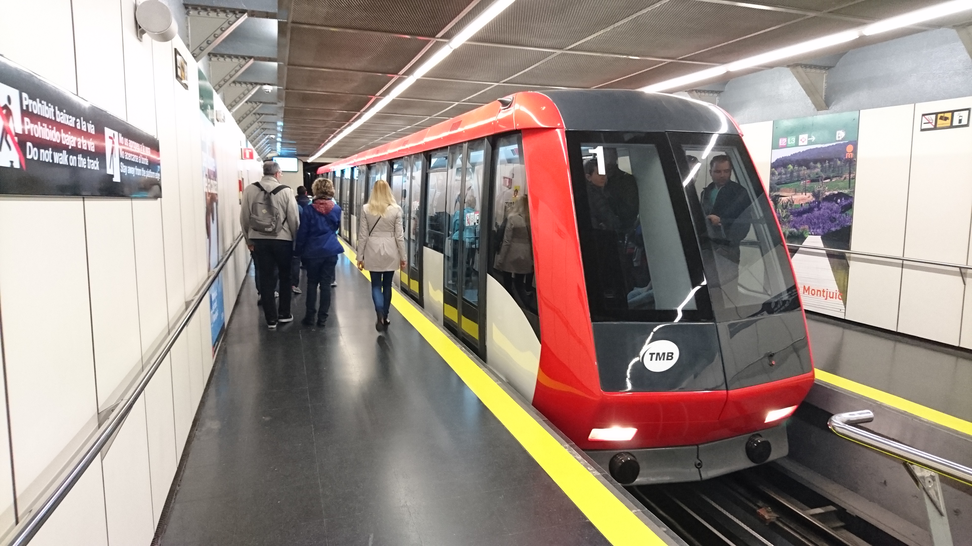 El funicular de montjüic cerrado durante seis meses por obras