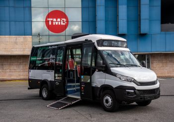 TMB presenta un prototipo de busito electrico en la Smart Mobility Congress