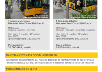 Reus Transport pone en venta sus Mercedes Citaro