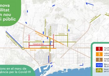 El ayuntamiento de Barcelona diseña un nuevo plan de movilidad post coronavirus