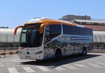 Moventis Sarfa redecora algunos de sus autocares para fomentar el turismo en Girona
