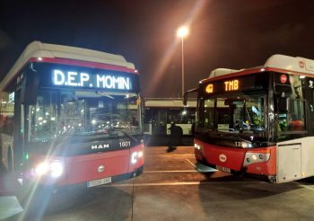 TMB realiza un paro de cinco minutos por un trabajador fallecido