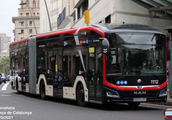 Se presenta el primer autobús articulado 100% de MAN para TMB