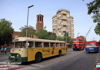 Comienzan las exposiciones estáticas de buses históricos de TMB