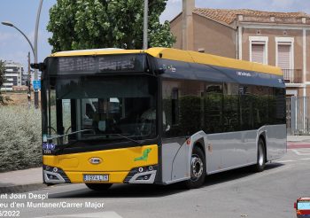 Entran a servicio los primeros de los treinta nuevos Solaris Urbino 12 Hybrid adquiridos por la AMB
