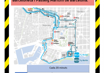 Las líneas nocturnas N12 y N15 de Avanza se prolongan al Passeig Marítim