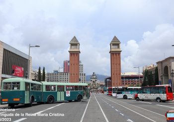 Éxito en la decimosegunda edición del rally de autobuses clásicos pero sin salida hasta Caldes