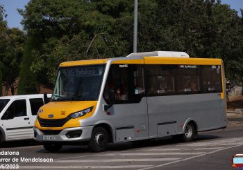 La AMB pone en marcha tres nuevas Iveco Indcar Mobi City para Tusgsal