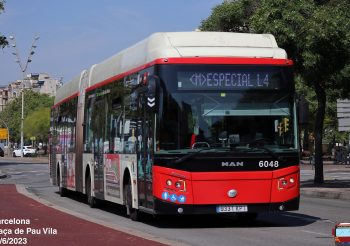 Los sindicatos de bus denuncian el mal servicio del servicio sustitutorio de la L4 del metro