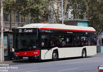 TMB incorpora más autobuses eléctricos a la cochera de Horta
