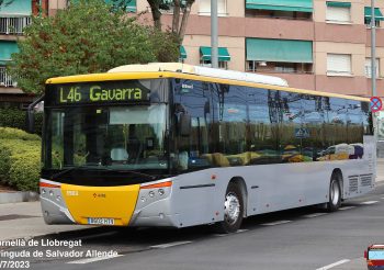 Monbus comienza a repintar sus propios autobuses del consorcio AMB