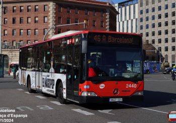 TMB realiza el primer intercambio de autobuses entre cocheras del año 2024