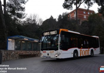 Autocares Font recupera el servicio interno del campus de Mundet