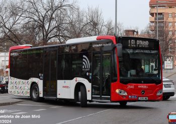 Rubí bus incorpora nueve Mercedes Citaro C2K Híbridos
