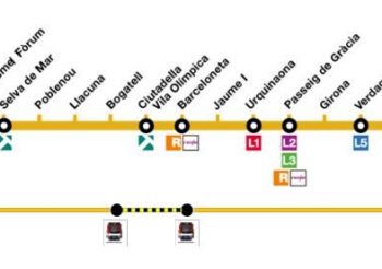 La L4 del metro permanecerá sin servicio entre Bogatell y Barceloneta en semana santa