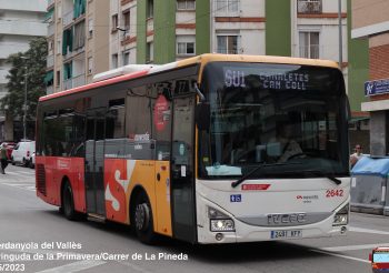 La AMB y el Ayuntamiento de Cerdanyola acuerdan traspasar el servicio urbano al ente metropolitano