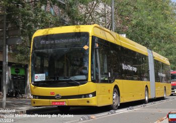 TMB prueba el autobús articulado BYD B19