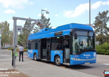 El servicio urbano de Martorell rehace su red e incorpora dos nuevos autobuses eléctricos Solaris Urbino 8.9 LE