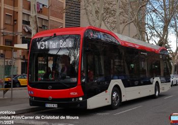 La línea V31 limita su recorrido al Fórum