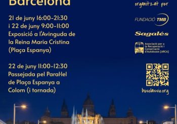 Llega la decimocuarta edición de la exposición de autobuses clásicos de Barcelona