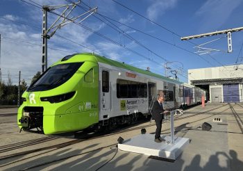 FGC y Alstom presentan el primer convoy de la nueva R-Aeroport