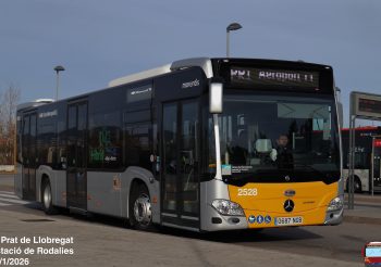 Moventis Llobregat incorpora cuatro nuevos Mercedes Citaro C2 Hybrid