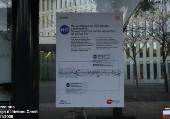 TMB lanza un nuevo servicio de refuerzo para la línea H12