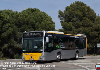 El AMB pone en marcha la nueva red de autobuses urbanos de Cerdanyola del Vallès.