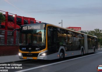 Moventis Llobregat incorpora veinte nuevos autobuses articulados híbridos