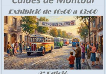 Las asociaciones ARCA y Sagalés colaboran en la segunda edición del retro bus Caldes
