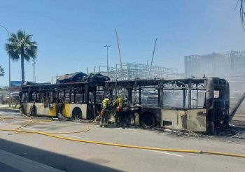 Se incendia un tercer autobús de la serie 62xx de TMB