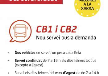 El AMB revitaliza el servicio urbano de Cervelló