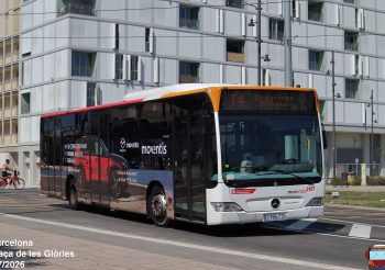Se incendia un autobús de Moventis Sarbus en Sant Cugat del Vallès